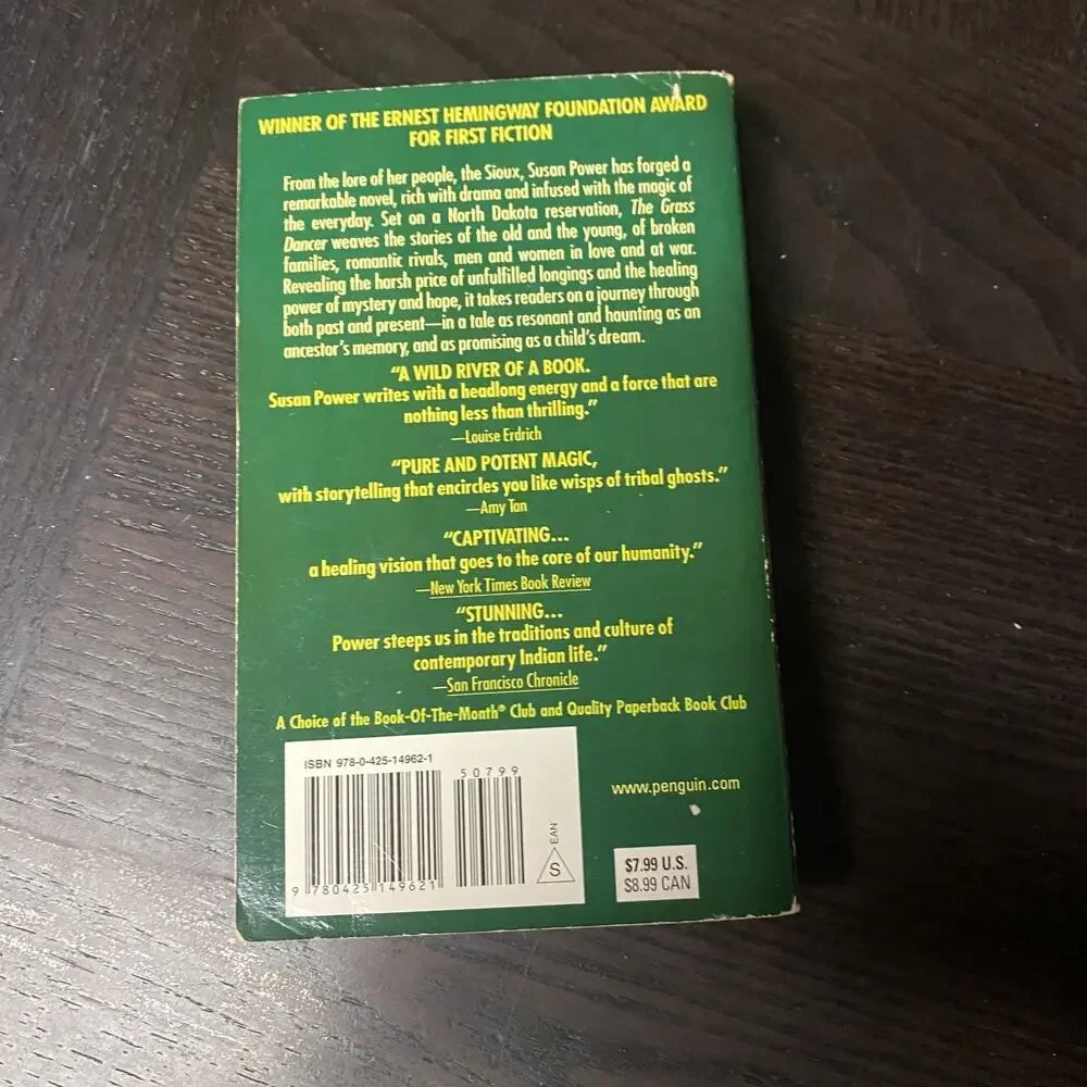 Grass Dancer by Susan Power (1995, Uk- a Format Paperback)